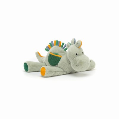 Jellycat Peek-a-Book Dino Activity Toy USA | 36578LPKM